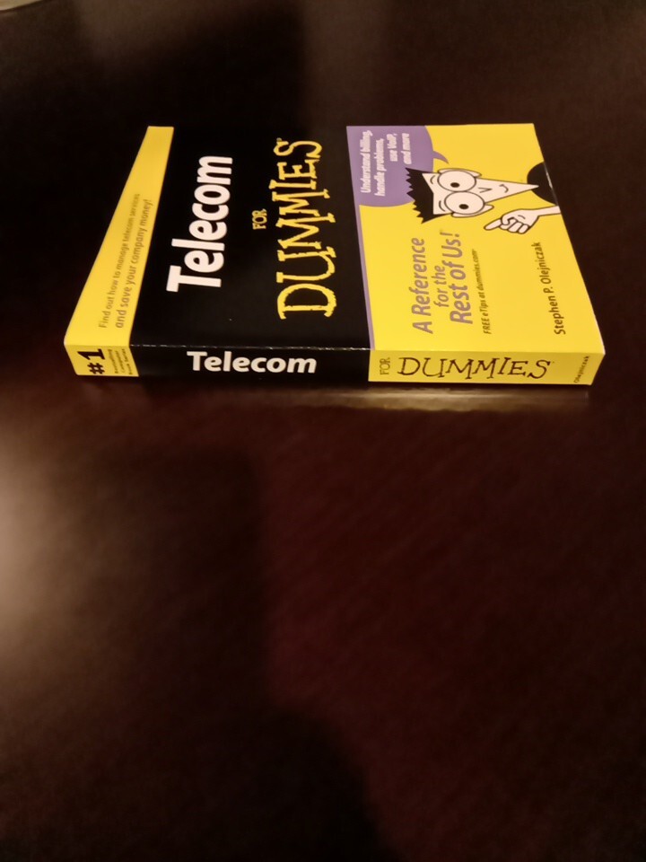 New! Telecom for Dummies, Stephen P. Olejniczak, Softcover, 2006 (364 pages)