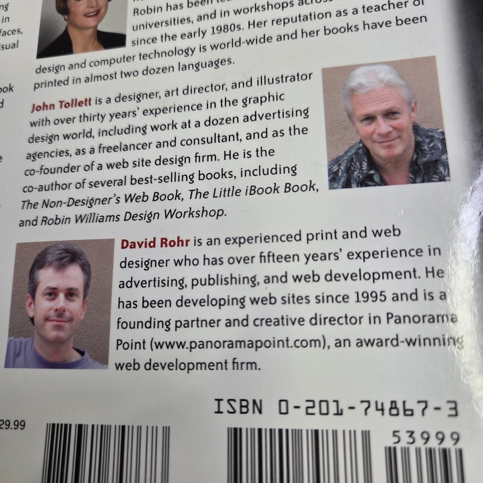 Robin Williams Web Design Workshop Peachpit 2002 Web Site Design Book VINTAGE
