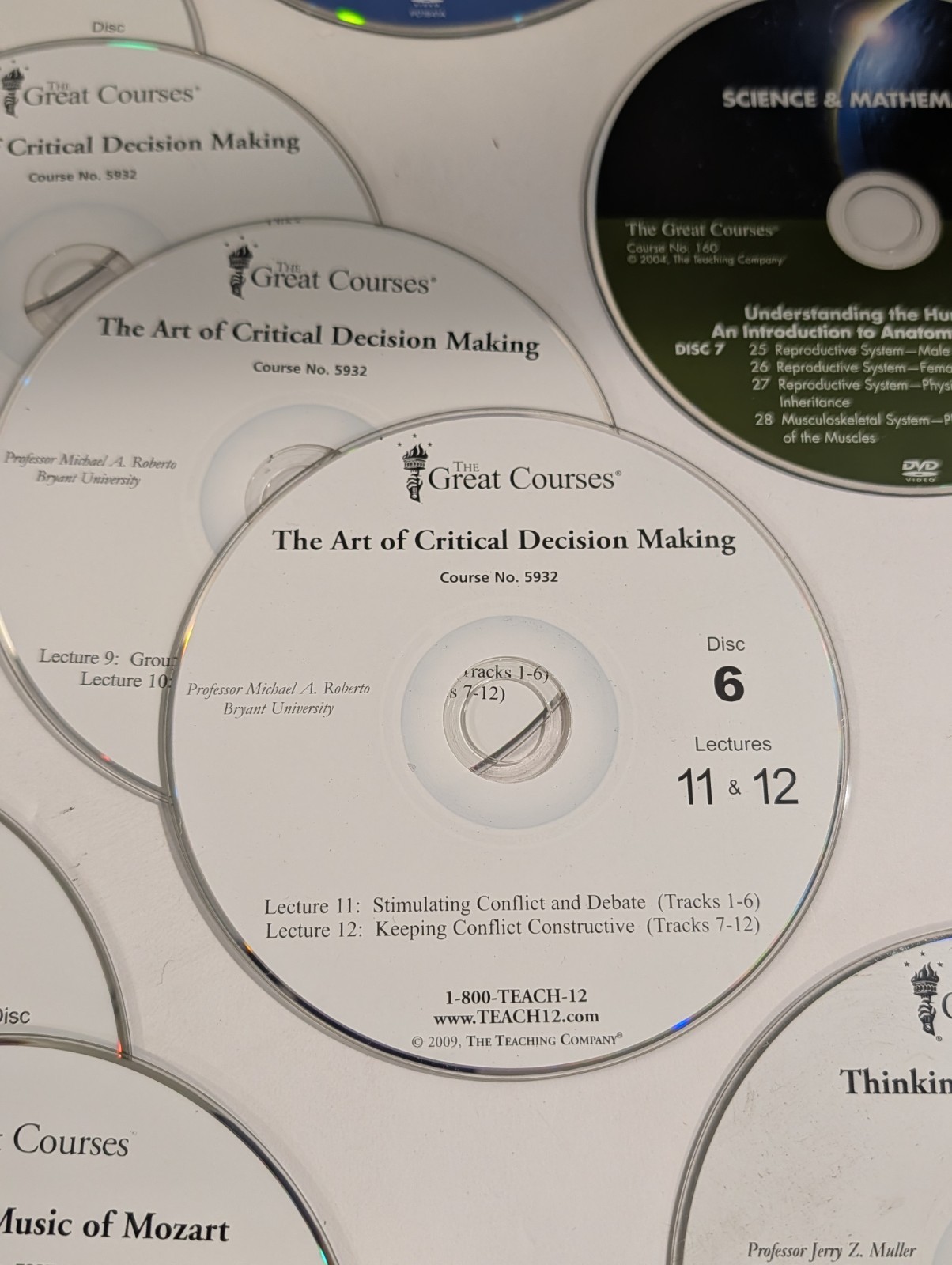 30 Loose Learning Courses DVDs & Audio CDs – Religion, History, Writing, Music