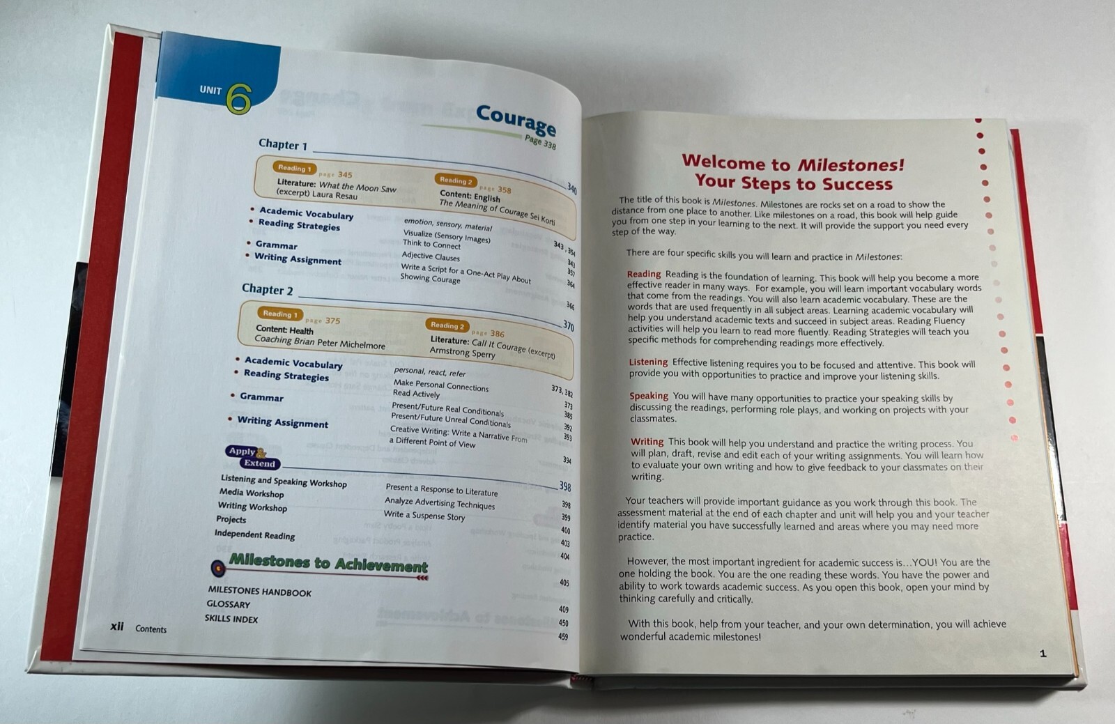 Milestones Level B 2009 2 Book Student/Teacher Set Heinle Cengage 1424008883 ELL