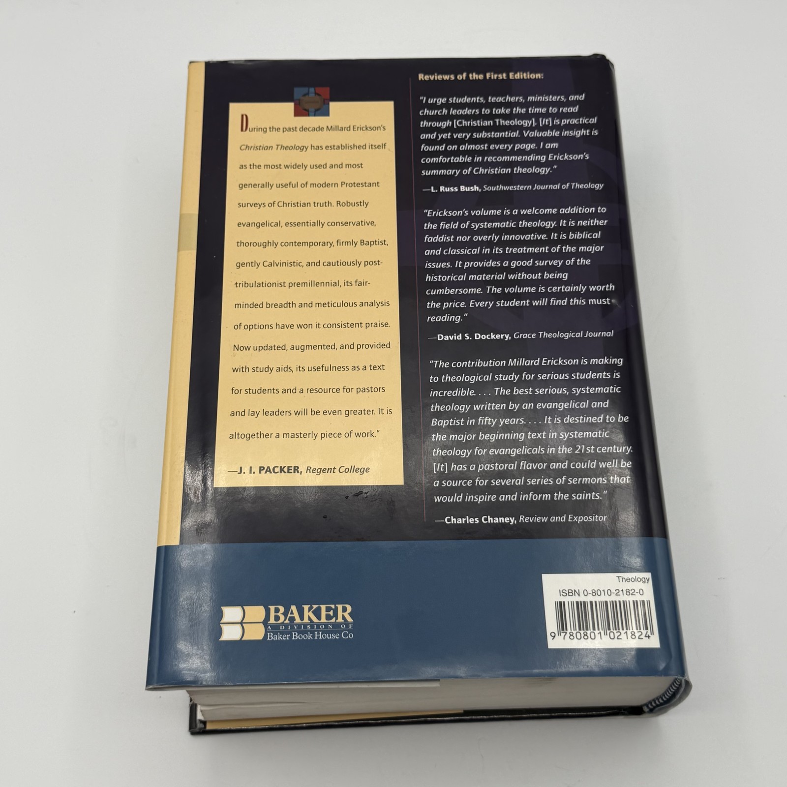 Christian Theology Second Edition Millard J. Erickson Baker Academic Hardcover
