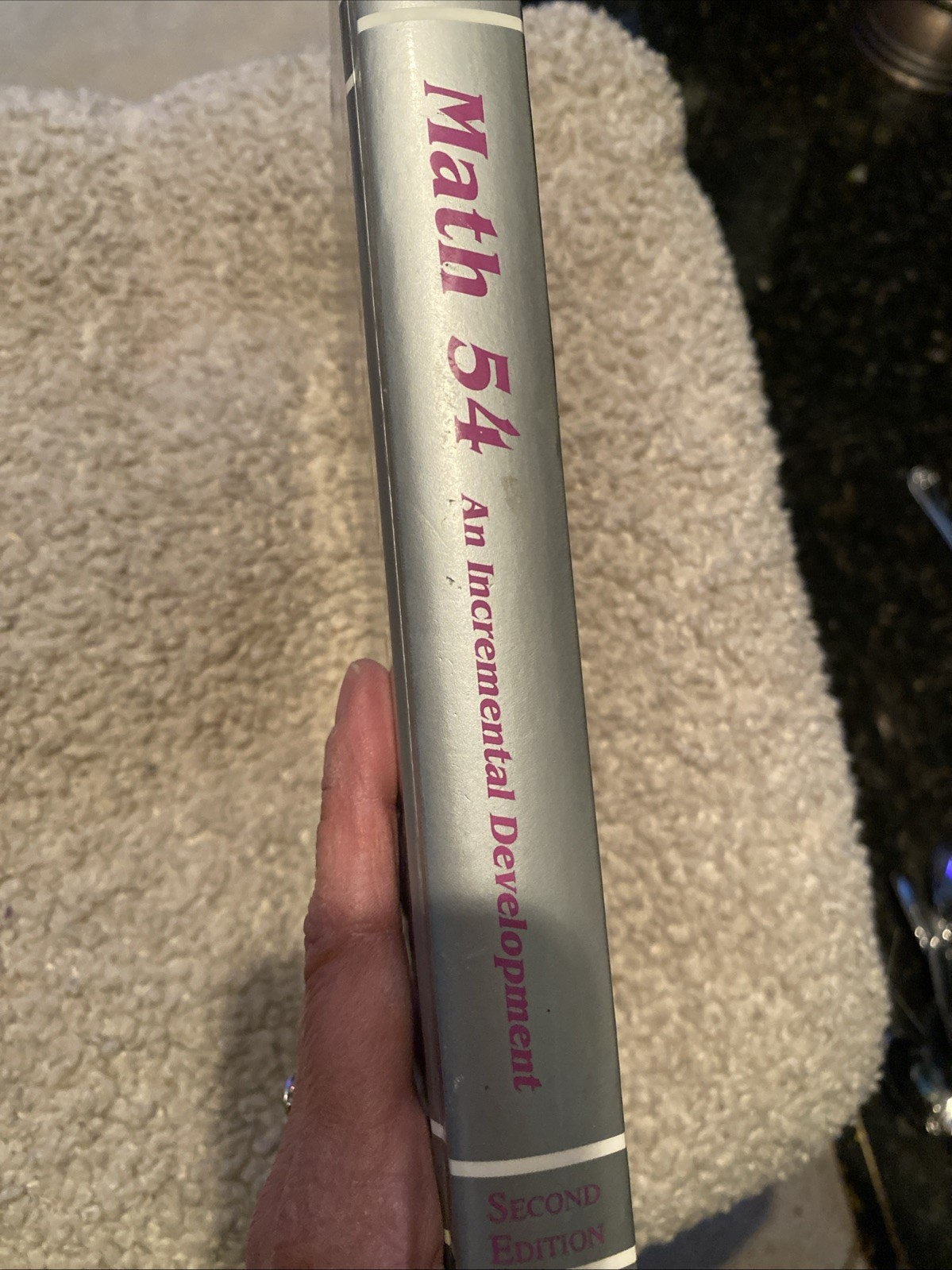 Math 54 : An Incremental Development by John Saxon; Stephen Hake
