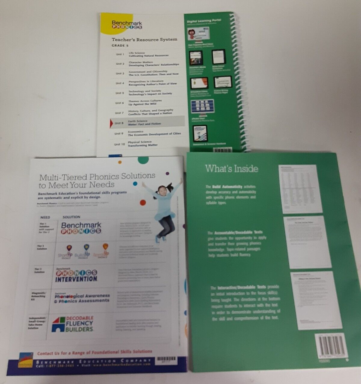 Benchmark Phonics Teacher Resource Gr 5 Unit 8+program overview+MyWord StudyVol2