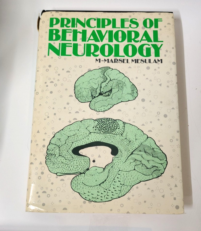 Principles Of Behavioral Neurology by M. Marsel Mesulam 1985 Hardcover 1st Ed