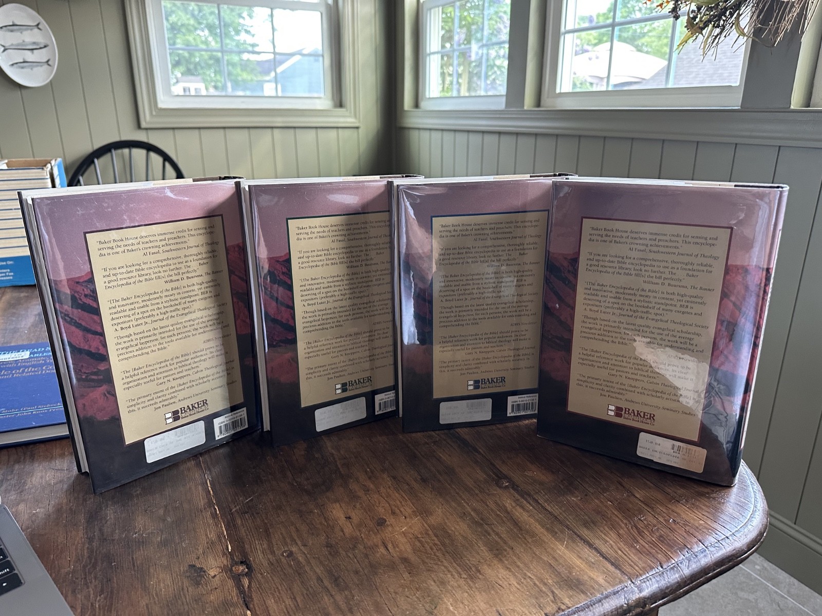 Baker Encyclopedia of the Bible (4 Volume Set) HC/DJ VG by Walter A Elwell