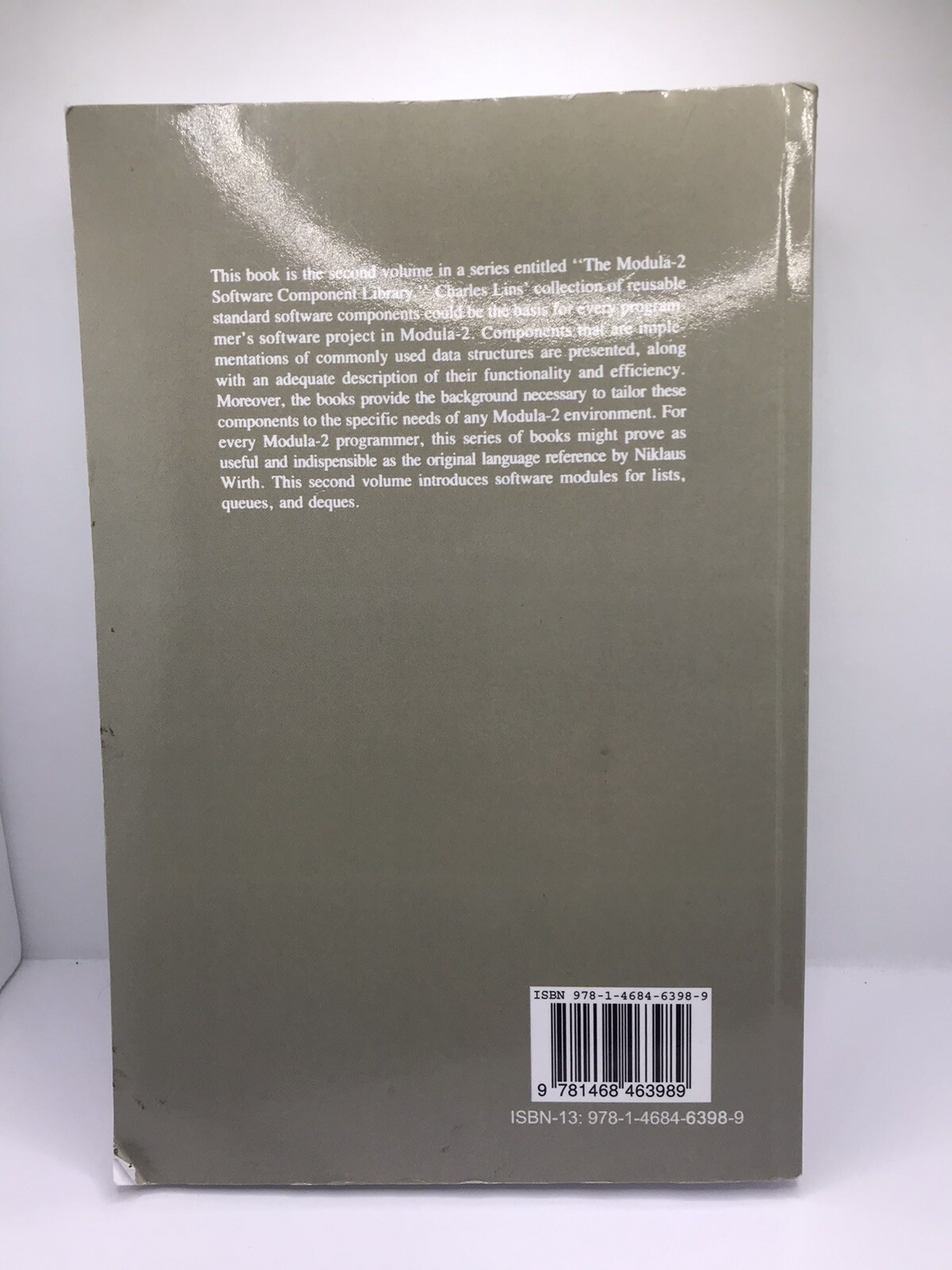 Springer Compass Int’l Ser. The Modula-2 Software Component Library Vol 2 C.Lins