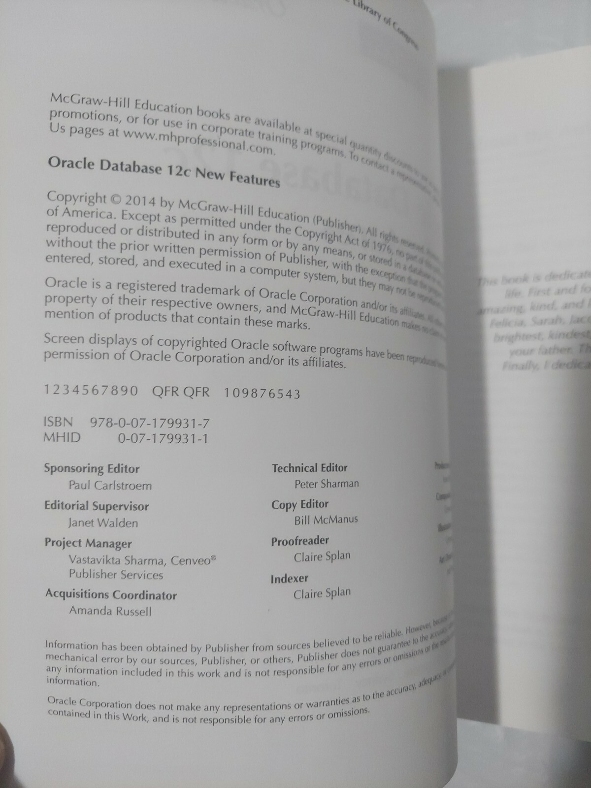 Oracle Database 12c New Features: By Robert Freeman