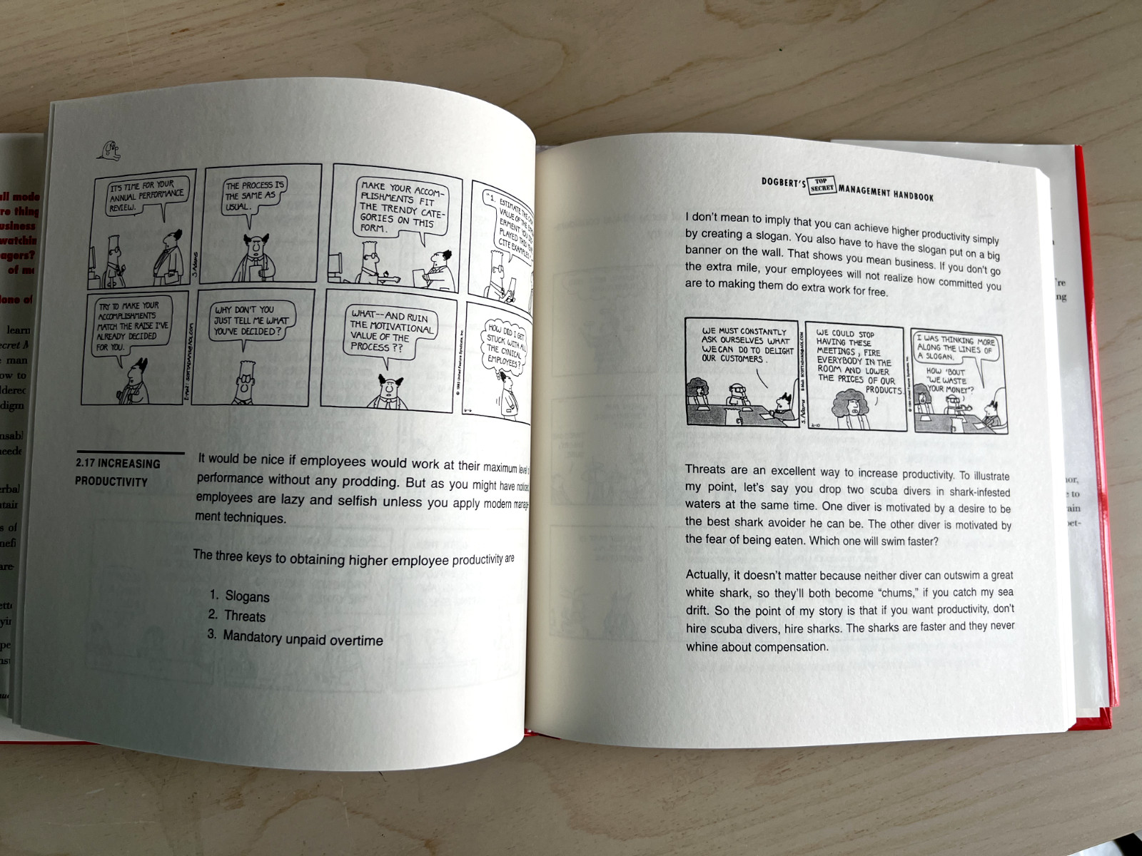 Dogbert’s Management Handbook, by Scott Adams – Hardcover