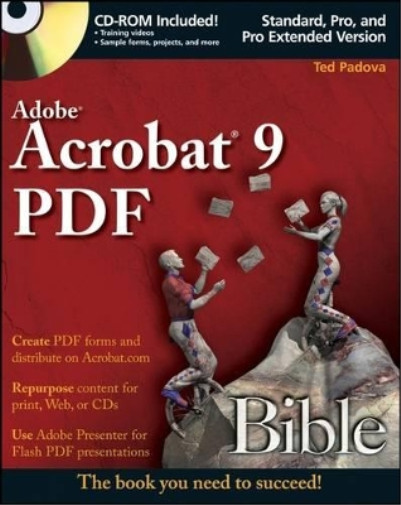 Adobe Acrobat 9 PDF Bible, Padova, Ted, Used; Very Good Book