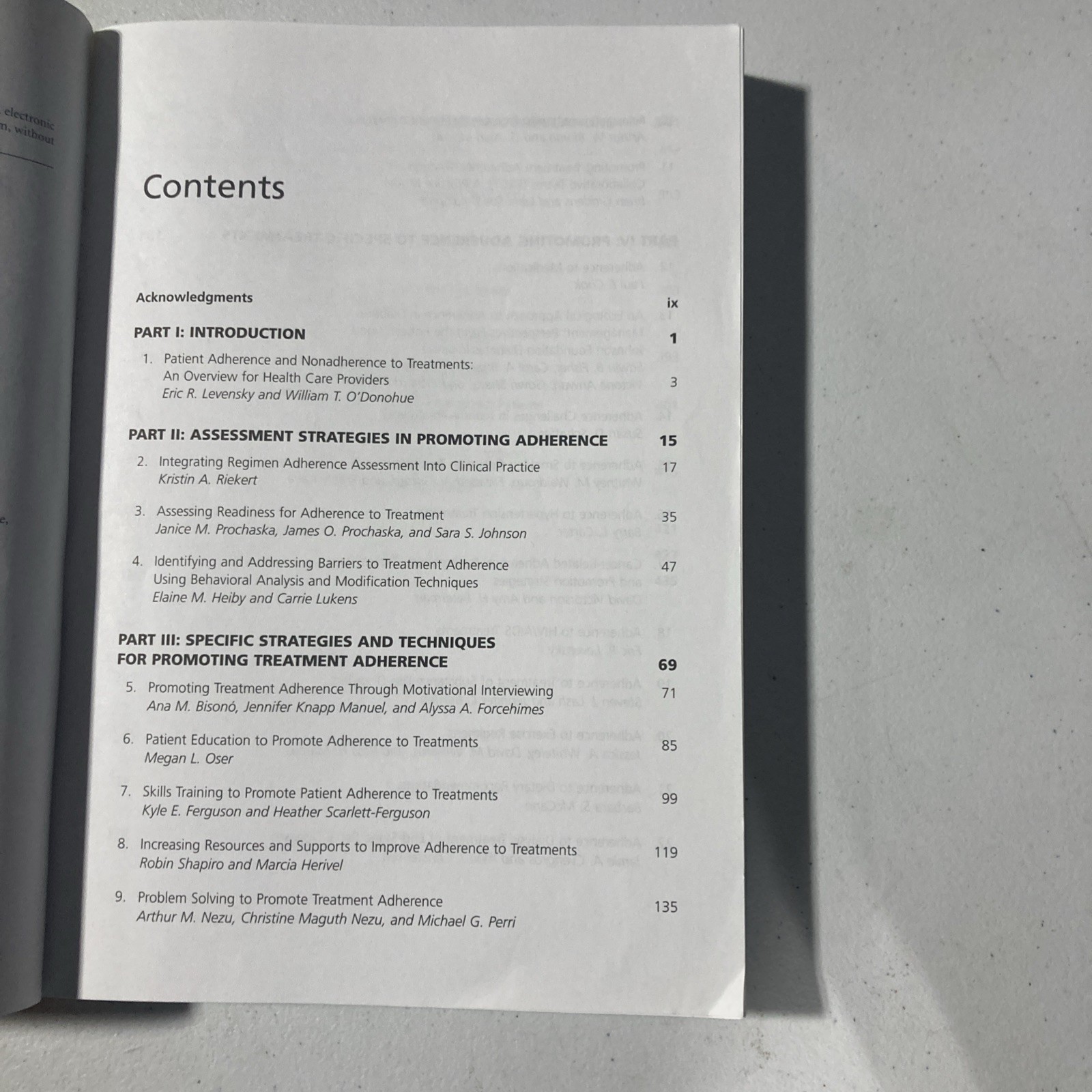 Promoting Treatment Adherence : A Practical Handbook for Health Care Providers