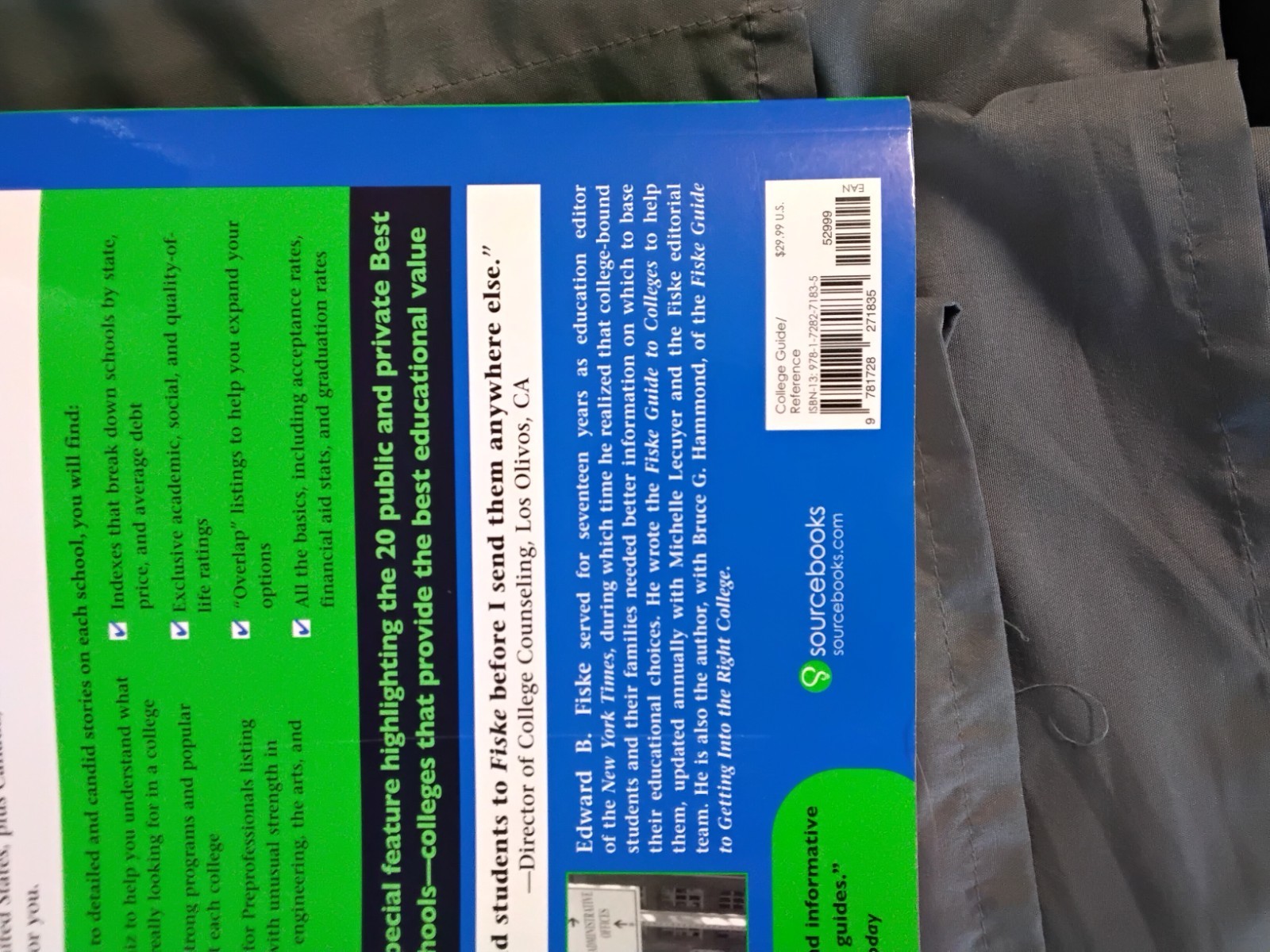 Fiske Guide to Colleges 2023 – Paperback By Fiske, Edward – VERY GOOD