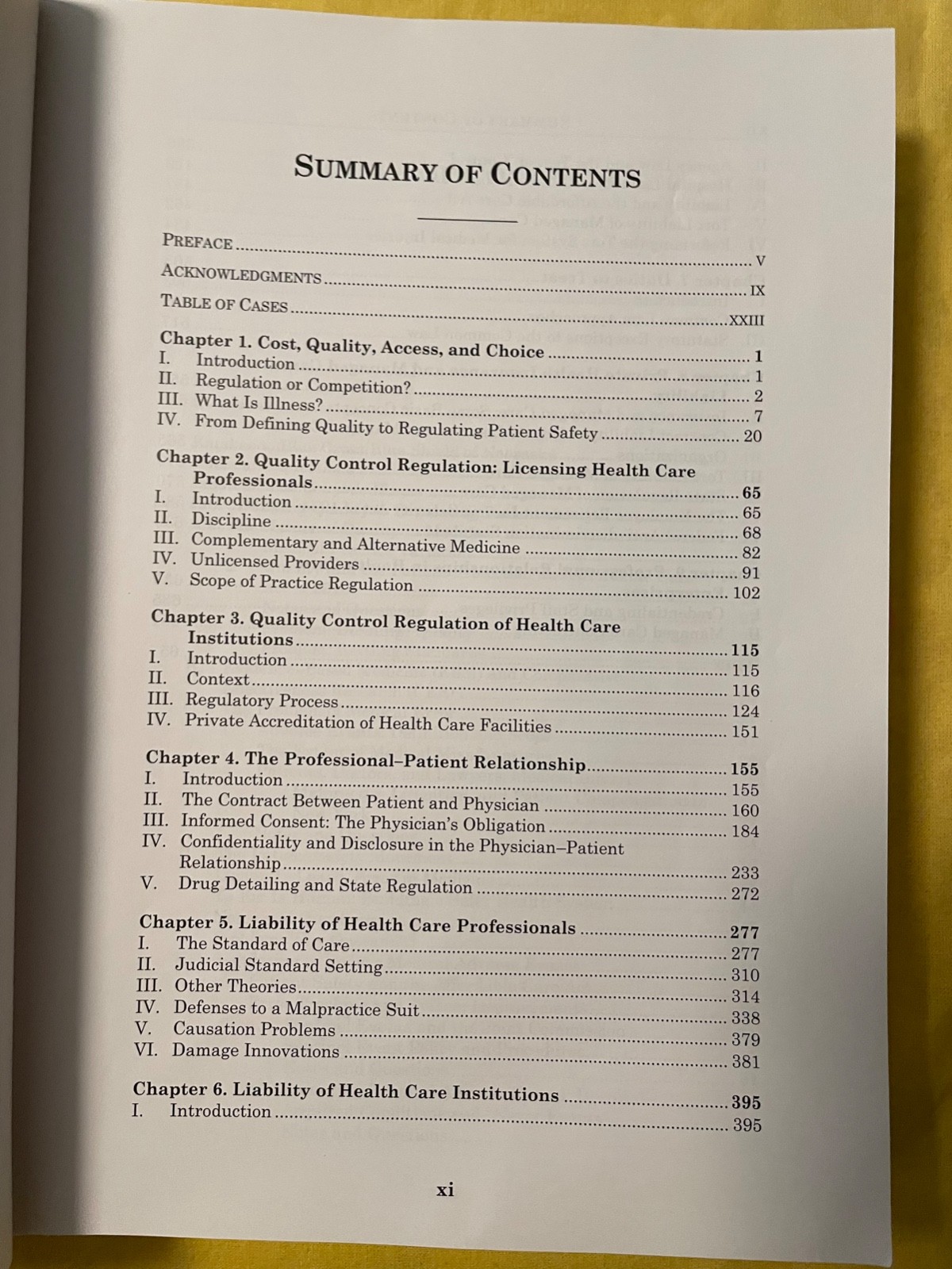 LAW AND HEALTH CARE QUALITY, PATIENT SAFETY, AND MEDICAL LIABILITY – 7th edition