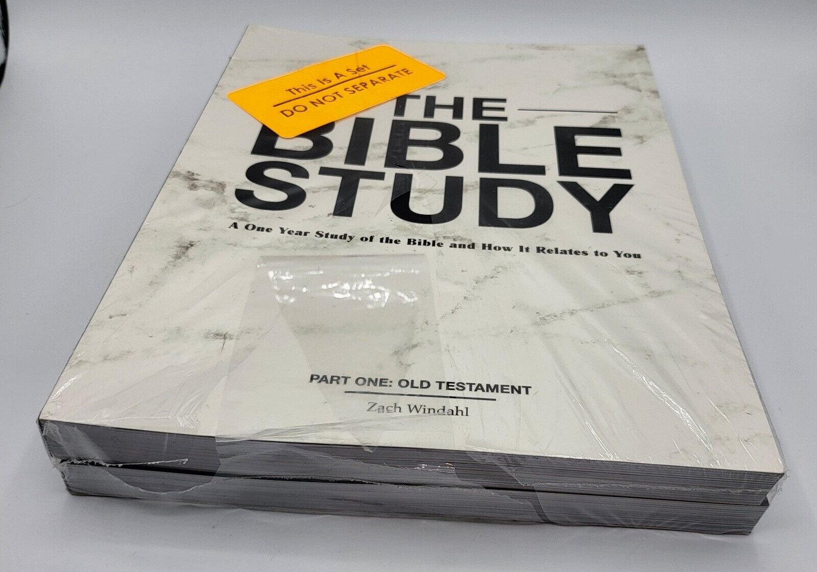 THE BIBLE STUDY Part 1 Old Testament & Part 2 New Testament by Zach Windahl -NEW