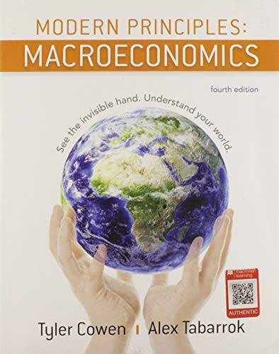 Modern Principles: Macroeconomics – Paperback By Cowen, Tyler – VERY GOOD