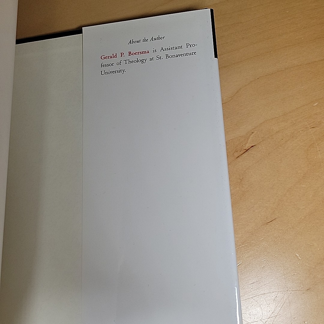 Augustine’s Early Theology of Image A Study In The Development P. Gerald Boersma