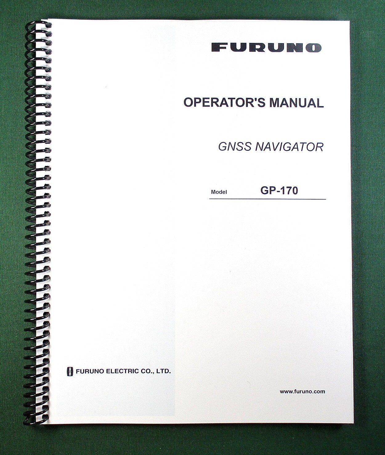 Furuno GP-170 Instruction Manual: Full Color 135 Pages & Protective Covers!