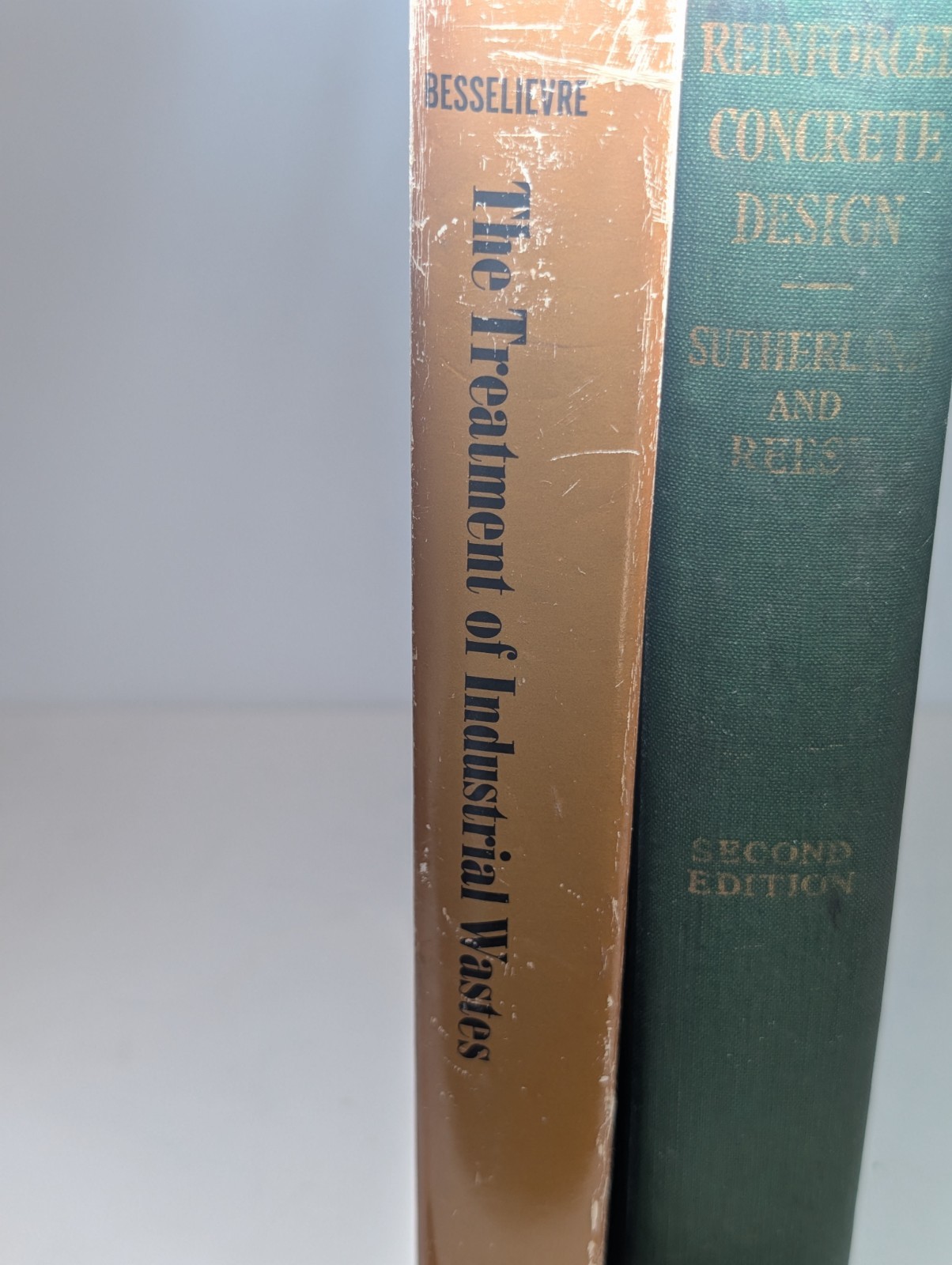 Vintage Engineering Book Lot Reinforced Concrete Design Treatment Industrial Was