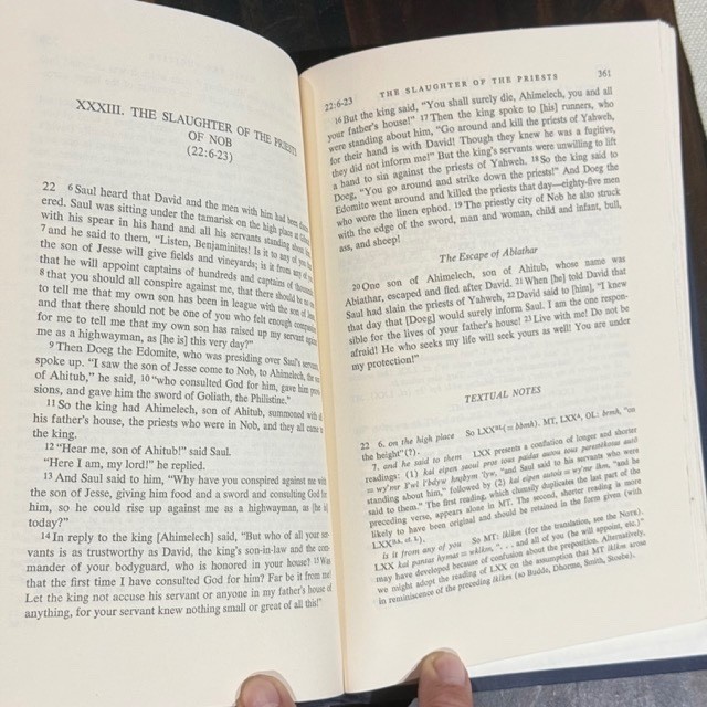 1 SAMUEL P. Kyle McCarter, Jr. The Anchor Bible Commentary Hardcover 1980