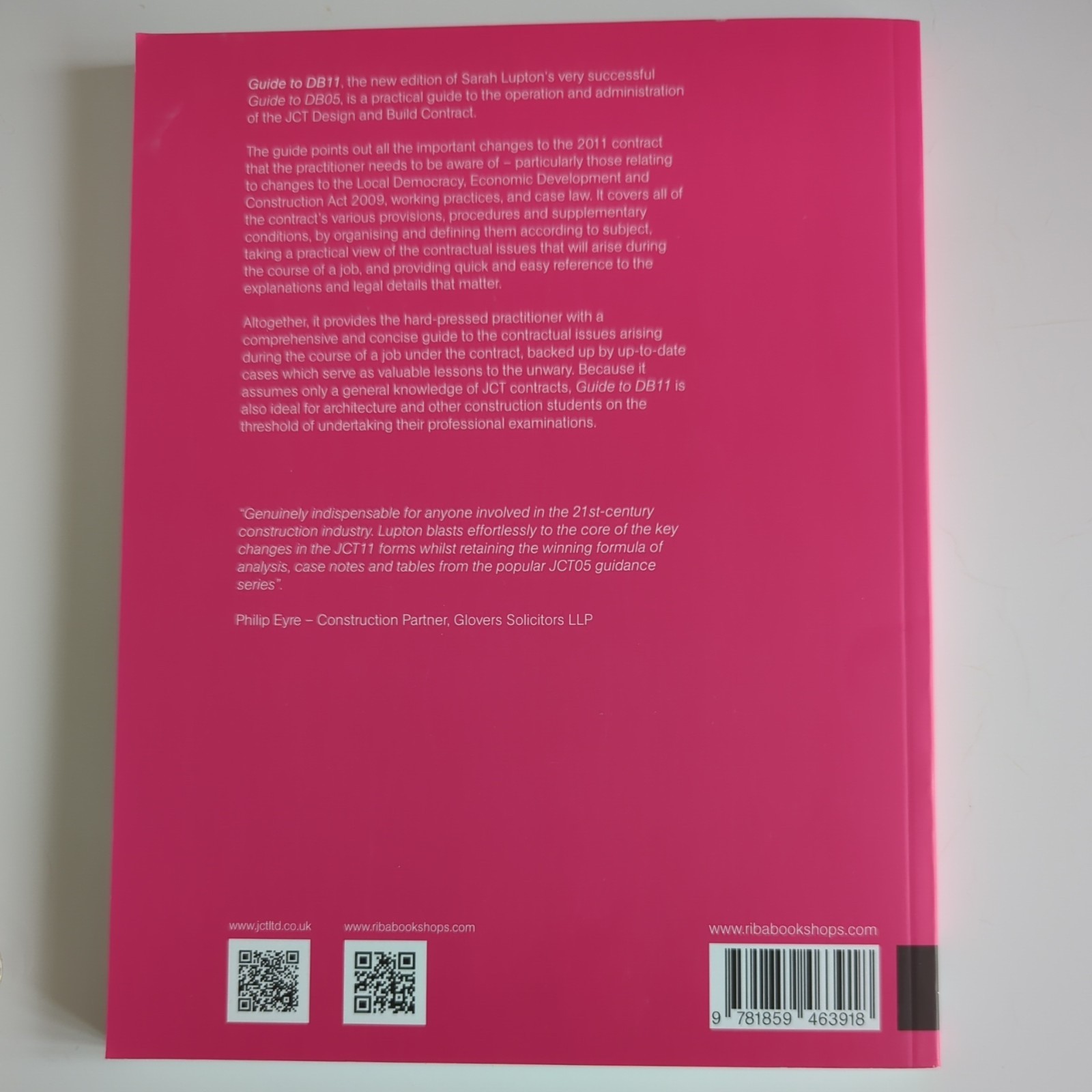 Guide to the JCT Design and Building Contract by Sarah Lupton (2012, Trade…