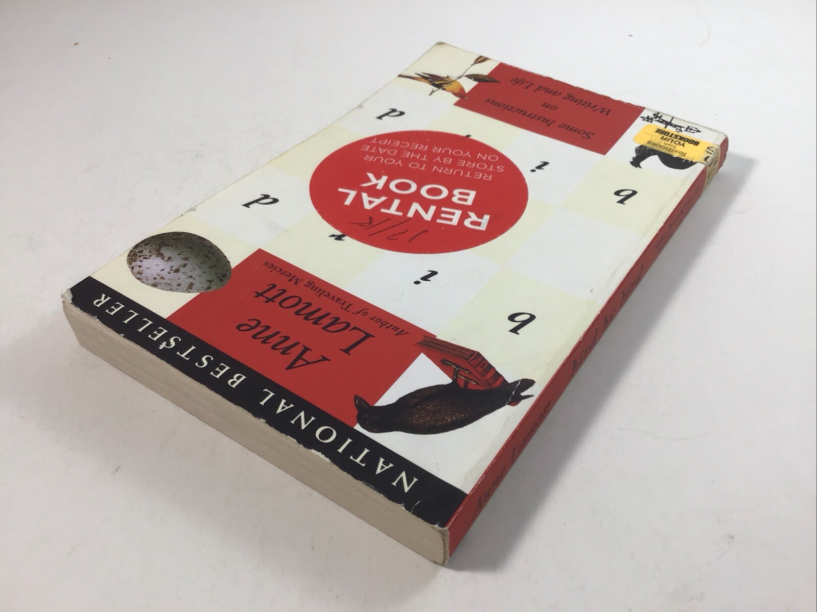 Bird by Bird : Some Instructions on Writing and Life by Anne Lamott 1995 TPB