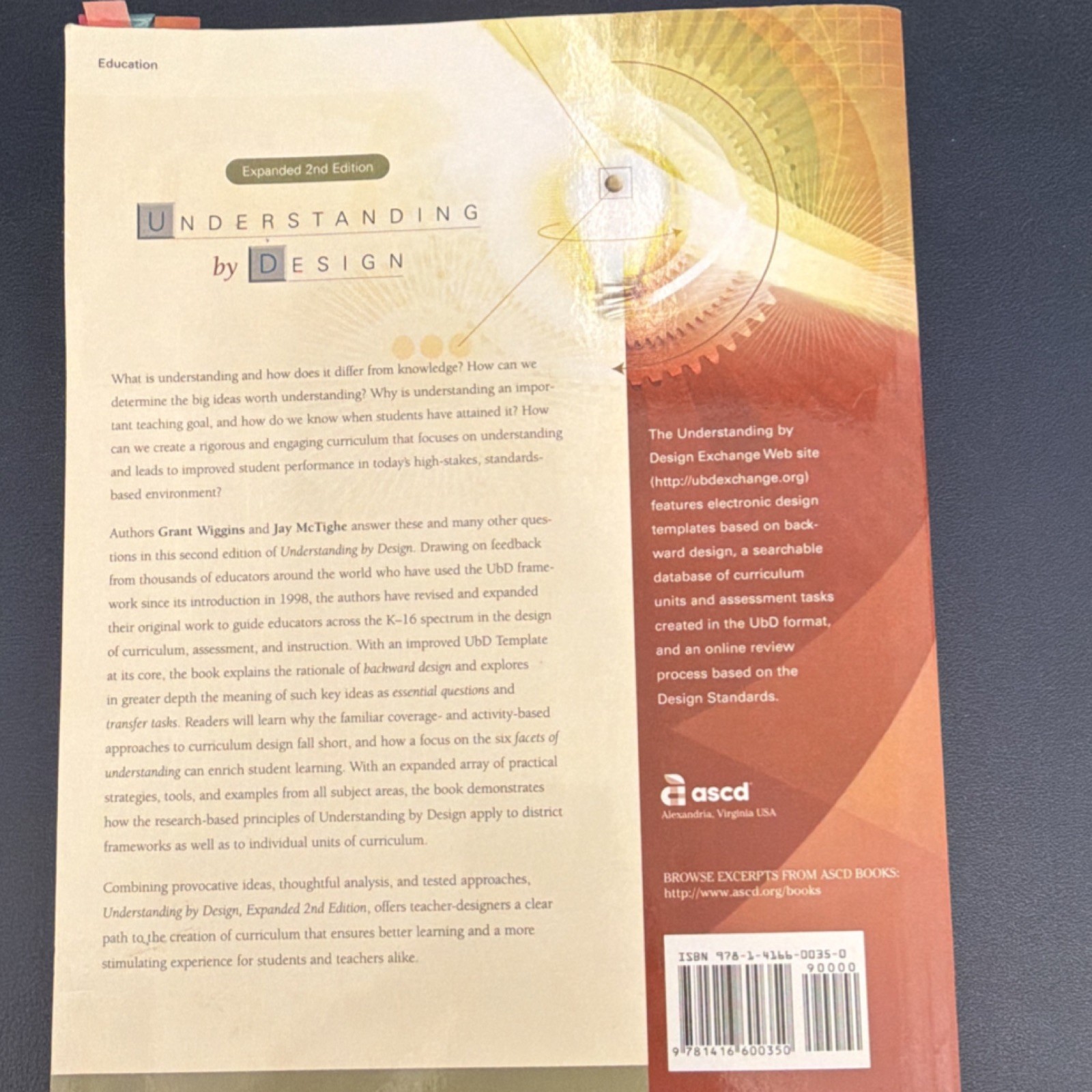 Understanding by Design Expanded 2nd Edition Wiggins McTighe Paperback ASCD