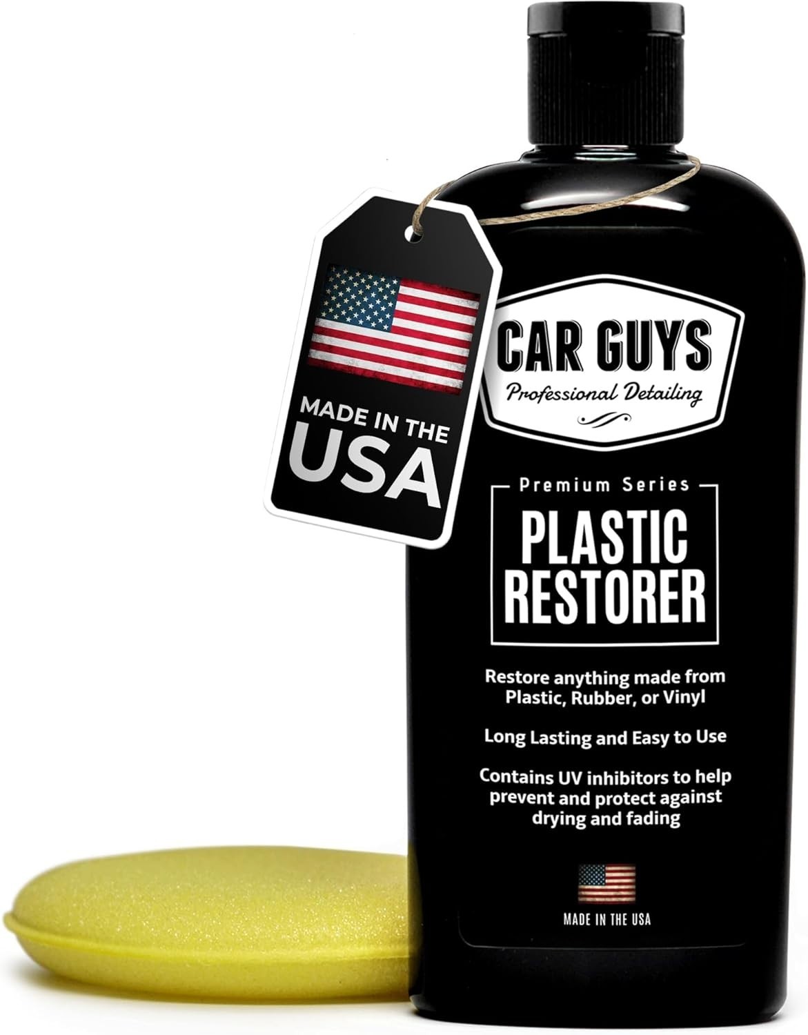 Water-Repellent Plastic Restorer | 8 Oz Kit for Vinyl & Rubber – No Oily Residue