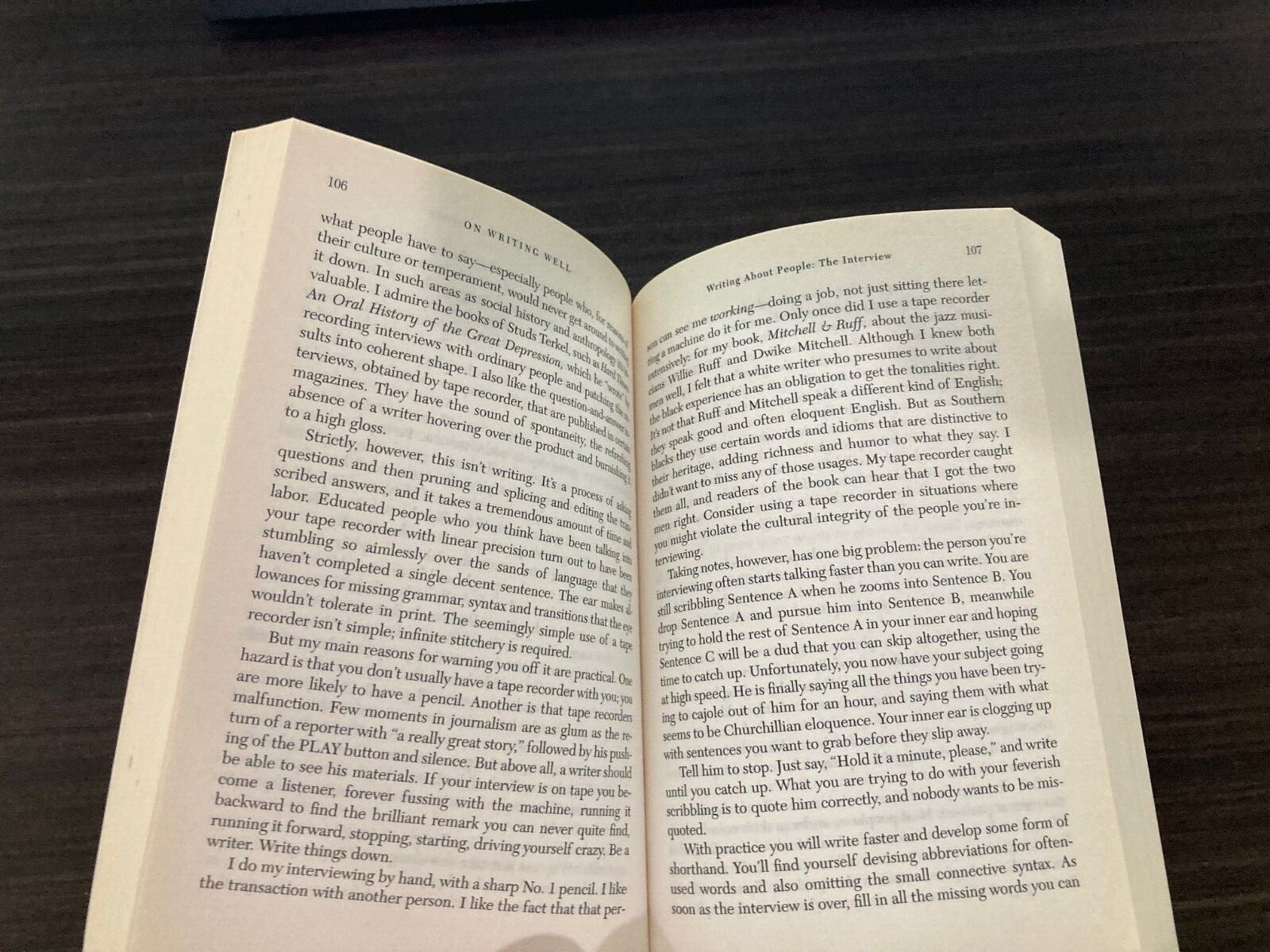 On Writing Well : The Classic Guide to Writing Nonfiction by William Zinsser.