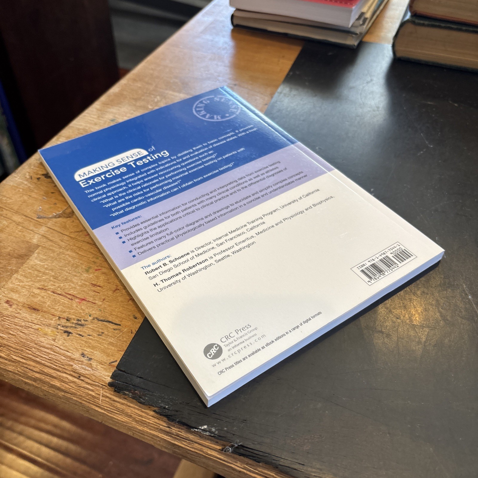 MAKING SENSE EXERCISE TESTING by Schoene & Robertson 2019 pb