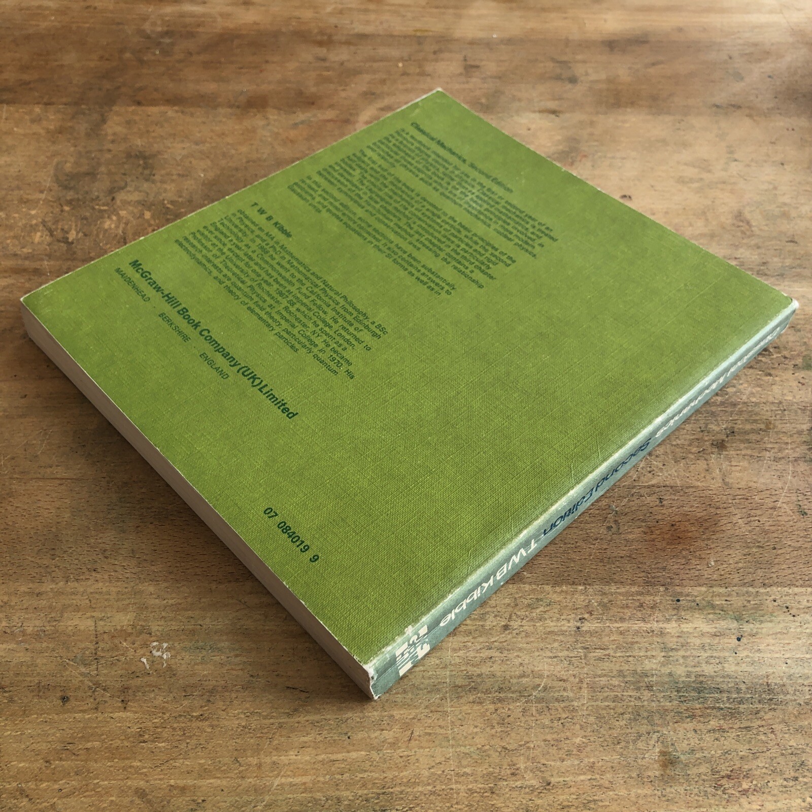 Classical Mechanics Second Edition, T. W. B. Kibble, 1973 Softcover Physics Book