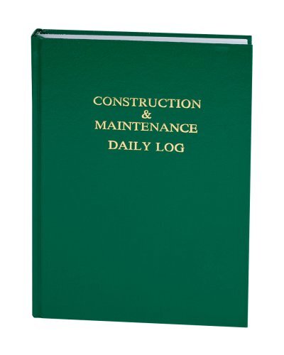 Construction and Maintenance Daily Log (7in. x 10in.) by Safety Meeting Outlines