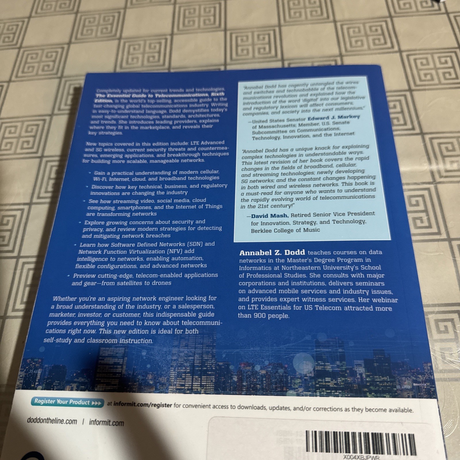 Essential Guide to Telecommunications by Annabel Dodd (2019, Trade Paperback)