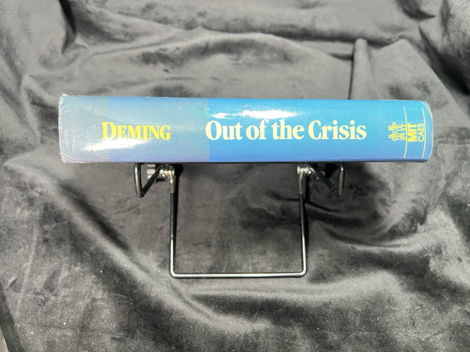 Out Of The Crisis By W. Edwards Deming SIGNED Hardback 6th Printing