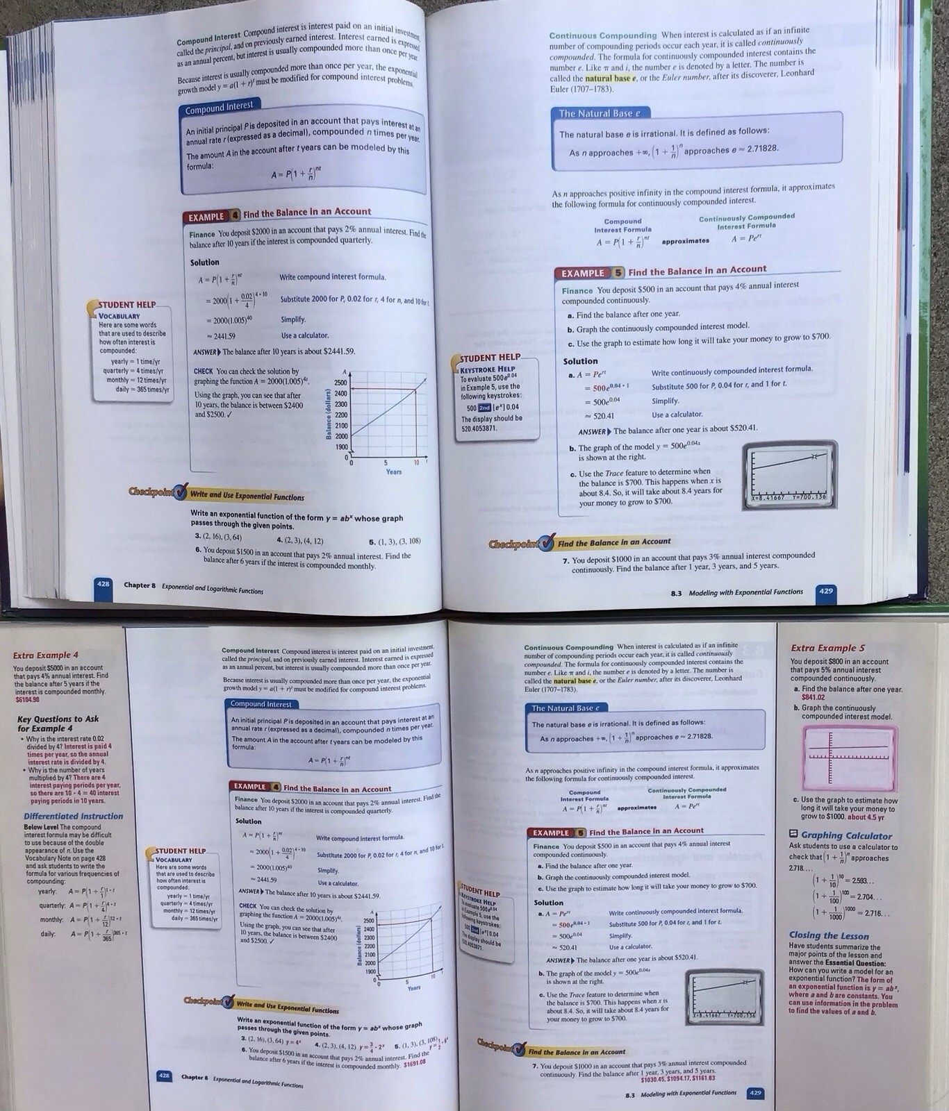 Algebra 2 Concepts And Skills Tests Student Solutions Larson Mcdougal Set Of 4
