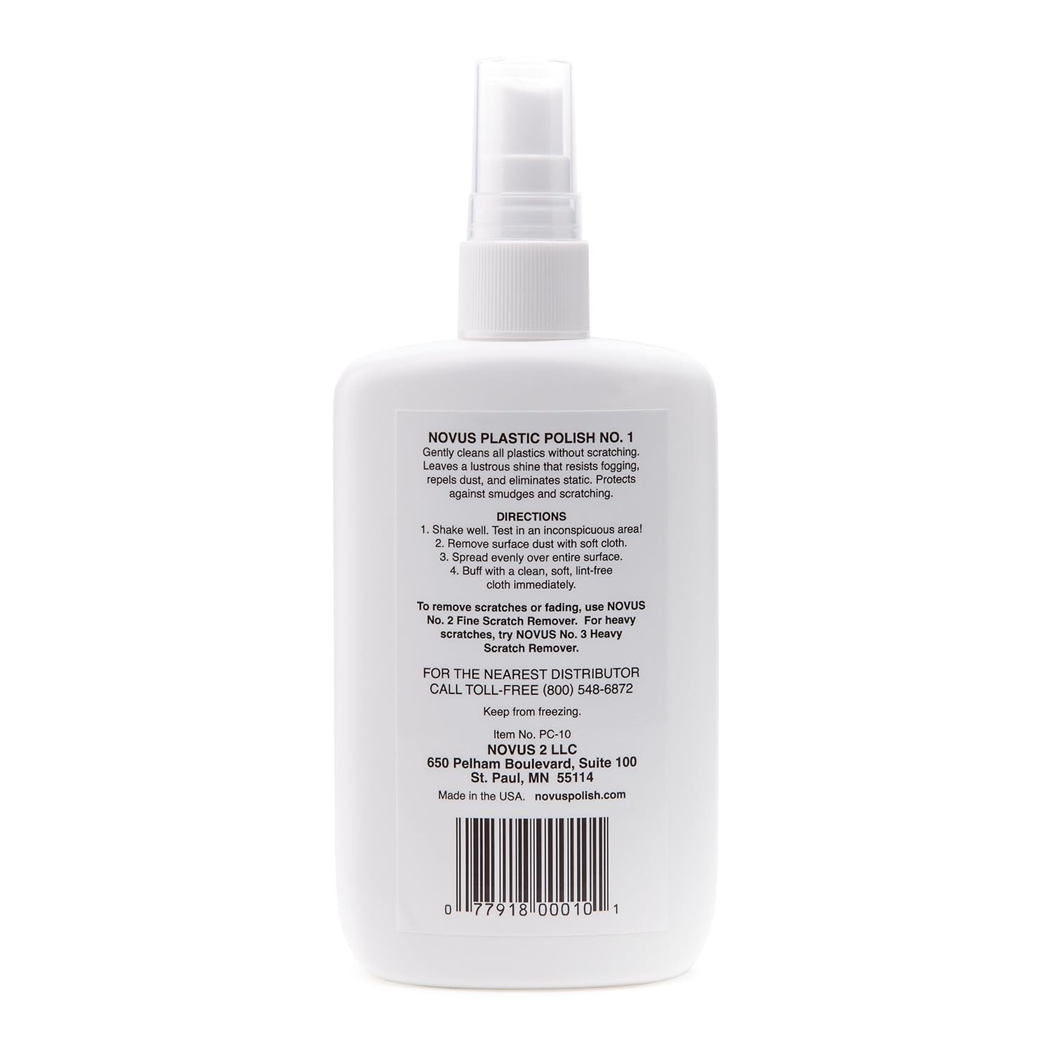 7020 Plastic Clean & Shine #1 8oz Bottle Cleans & Restores Vinyl & Plastic