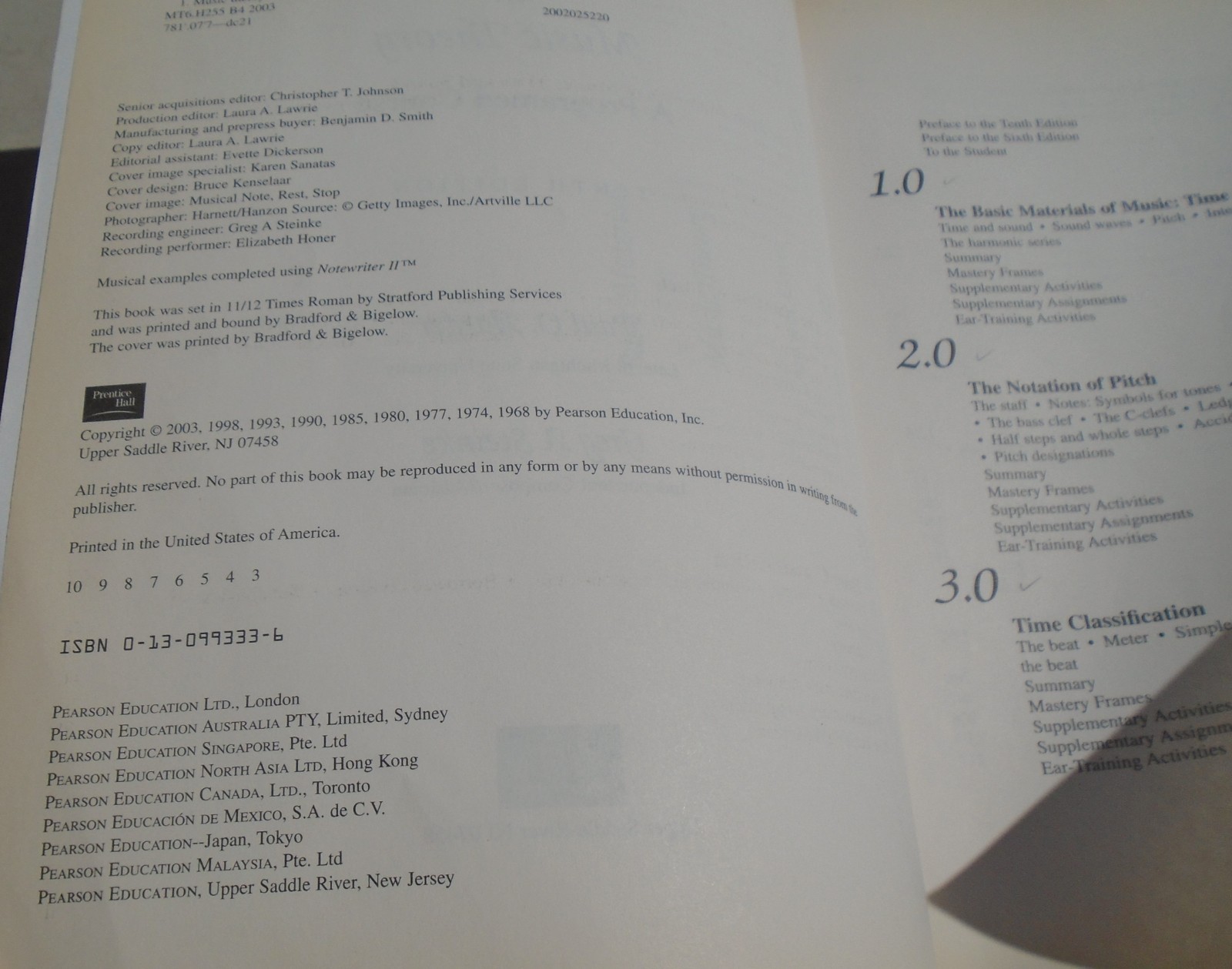 Basic Materials in Music Theory: A Programmed Course 10th Edition