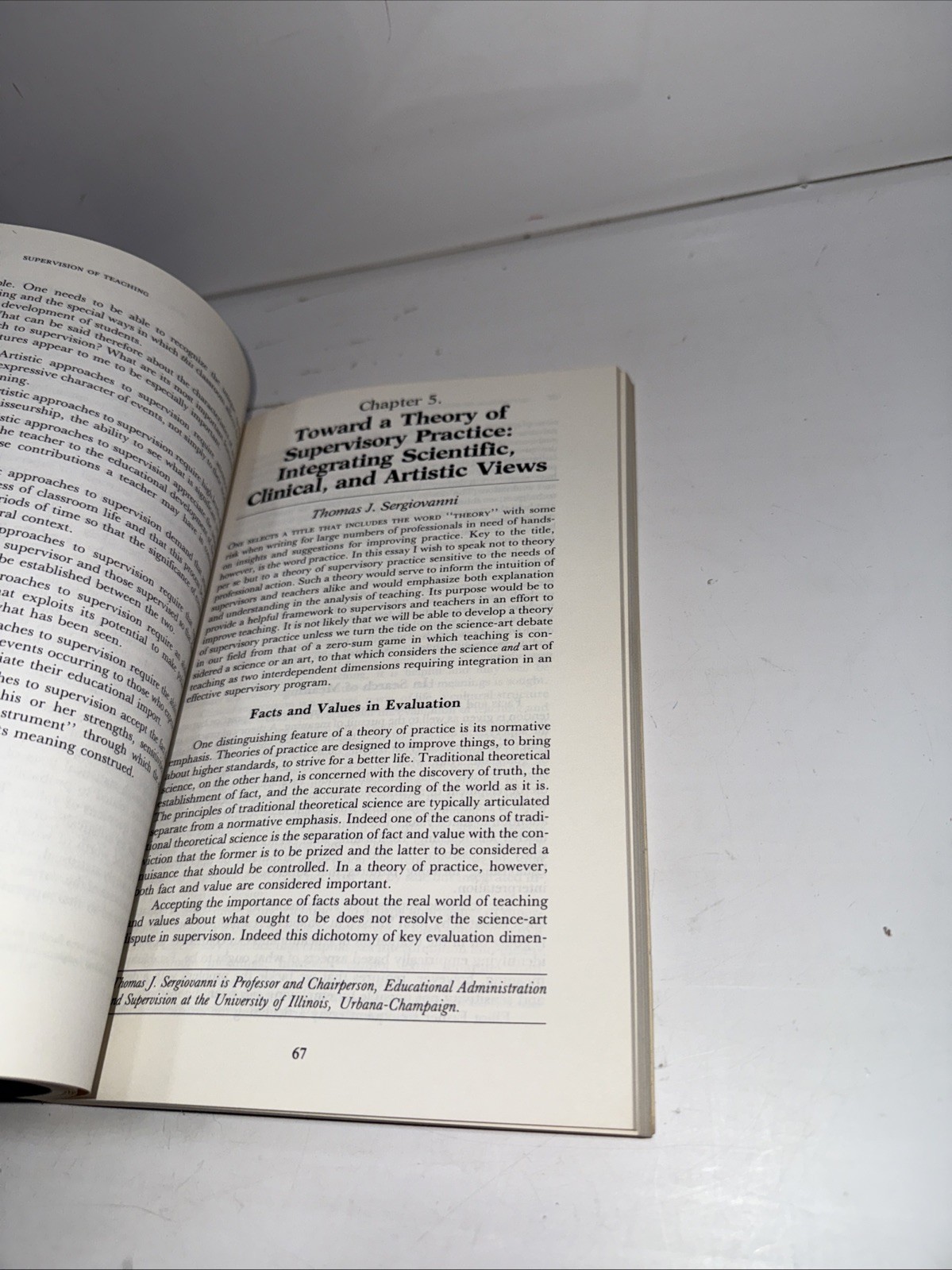 Supervision Of Teaching Prepared By The ASCD 1982 Thomas J. Sergiovanni