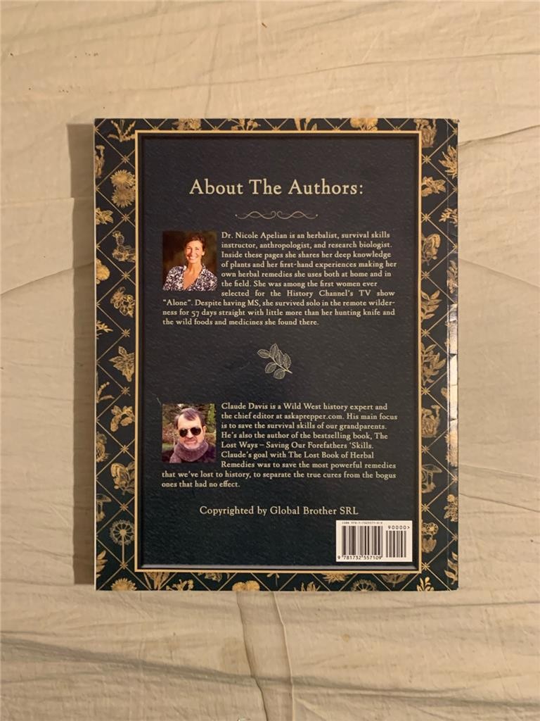 The Lost Book of Herbal Remedies Nicole Apelian, Ph.D. and Claude Davis (2019)
