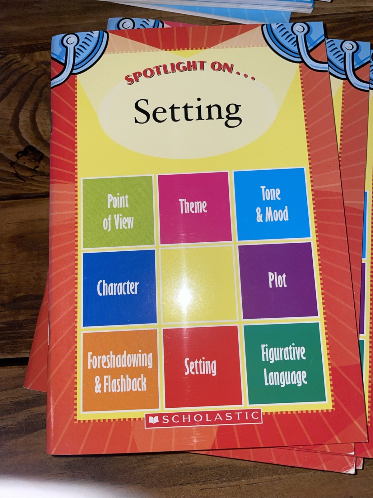 Spotlight on Literary Elements Box Set by Scholastic + Teacher’s Guide