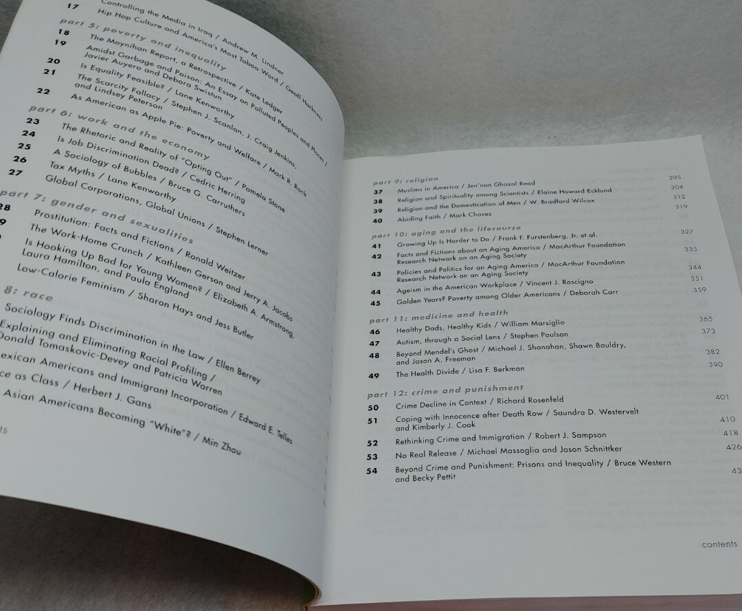 The Contexts Reader Book American Sociological Association 550 pages Norton Pub.