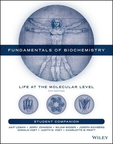 STUDENT COMPANION TO ACCOMPANY FUNDAMENTALS OF By Donald Voet & Judith G. Voet