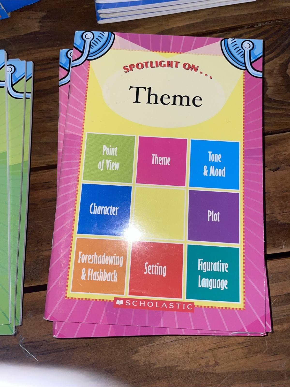 Spotlight on Literary Elements Box Set by Scholastic + Teacher’s Guide