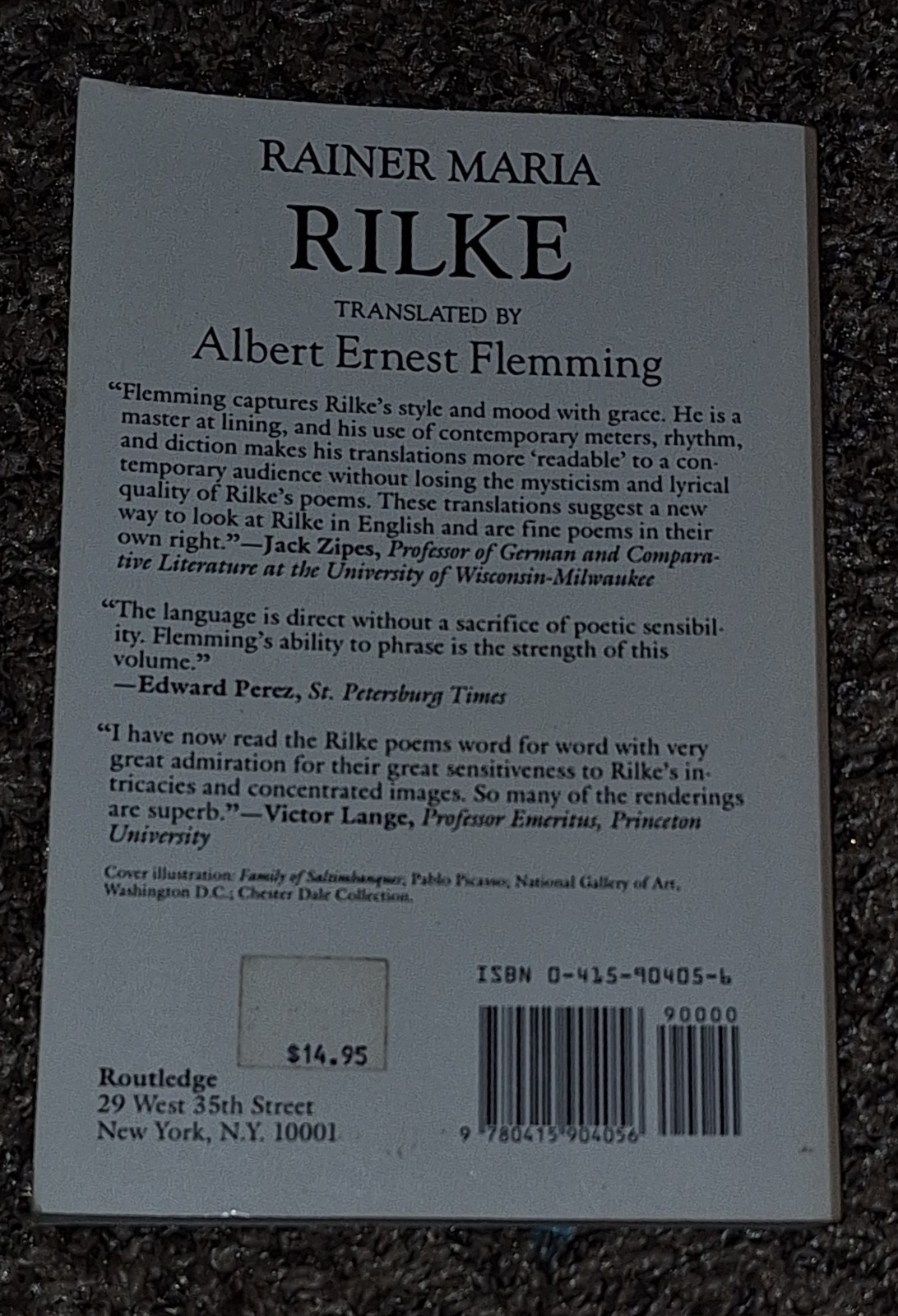 Rainer Maria Rilke : Selected Poems by R. Rilke (1986, Uk-B Format Paperback)