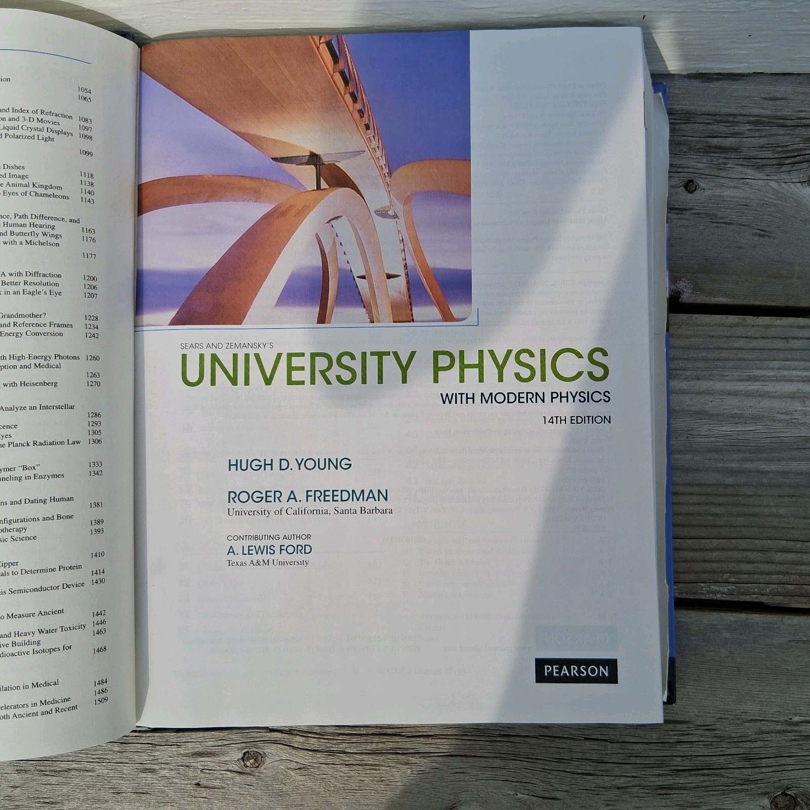 University Physics with Modern Physics 14th Edition Hardcover Textbook