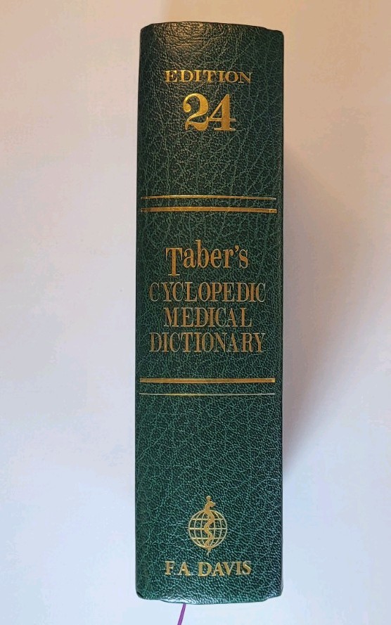 24th Edition Taber’s Cyclopedic Medical Dictionary Deluxe Gift Version Leather