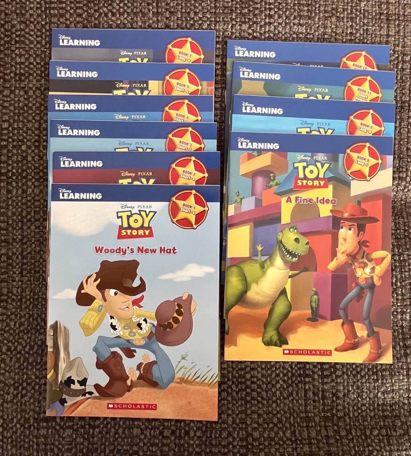 Toy Story: Phonics Reading Program (Disney Pixar) Missing 6&10 Great Condition