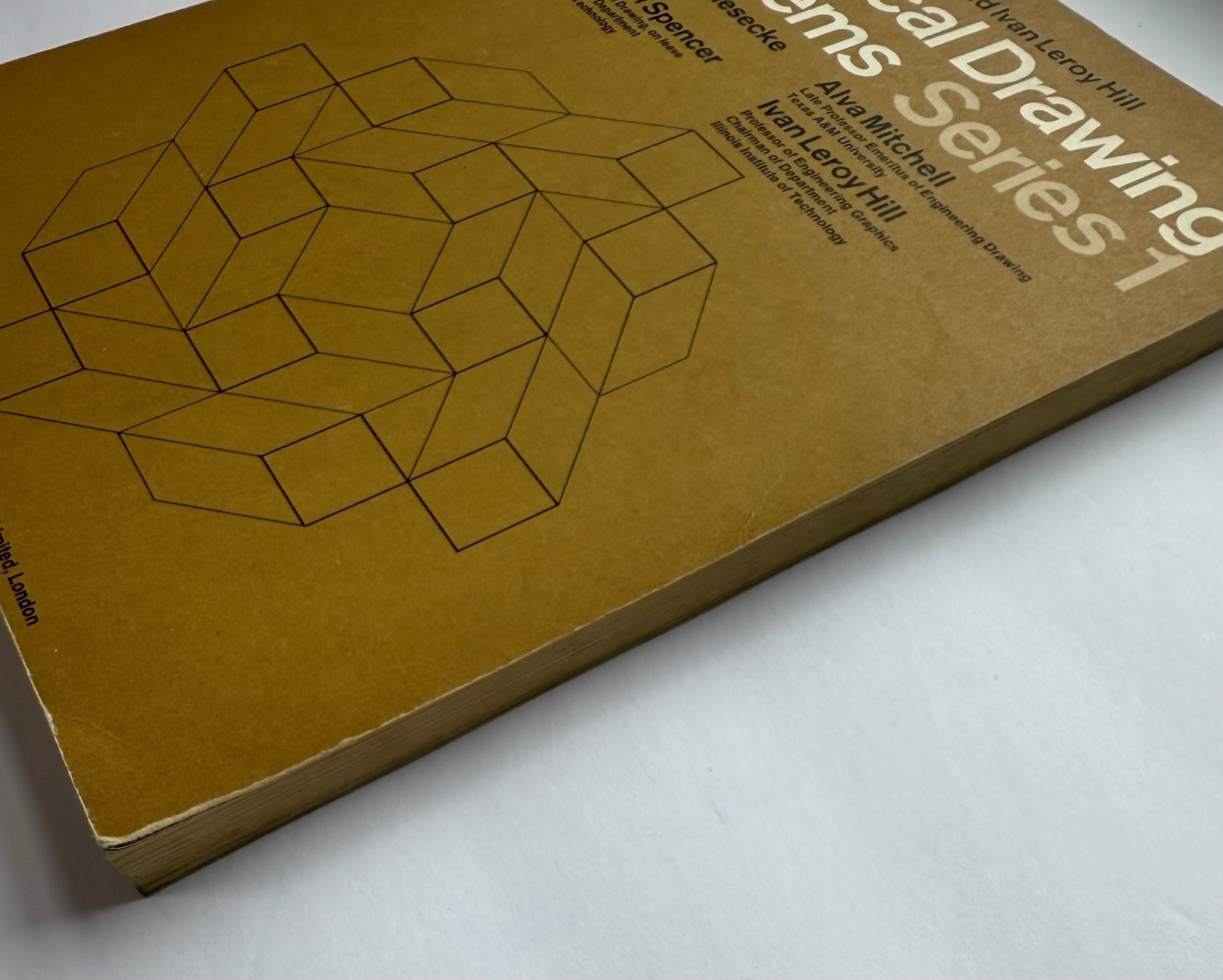 Technical Drawing Problems 1967 Spencer Hill Vintage Drafting Engineering Book