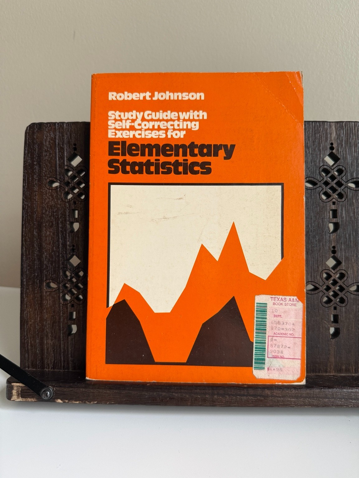 Vintage Elementary Statistics Study Guide (1974) — Robert R. Johnson