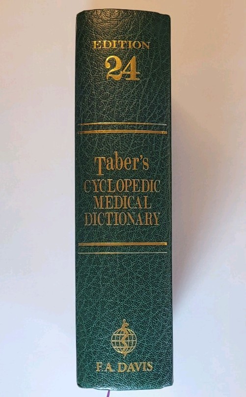 24th Edition Taber’s Cyclopedic Medical Dictionary Deluxe Gift Version Leather