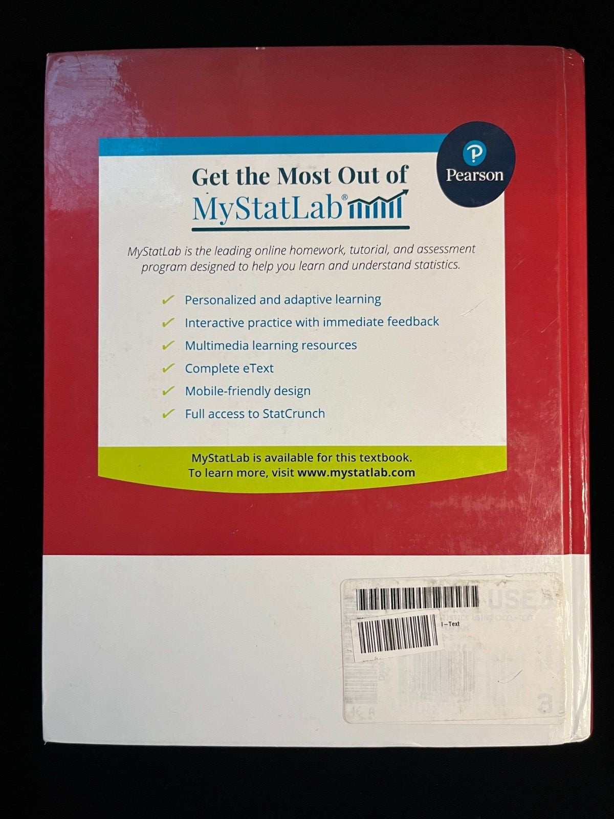 Elementary Statistics Using Excel by Mario Triola (2017, Hardcover)