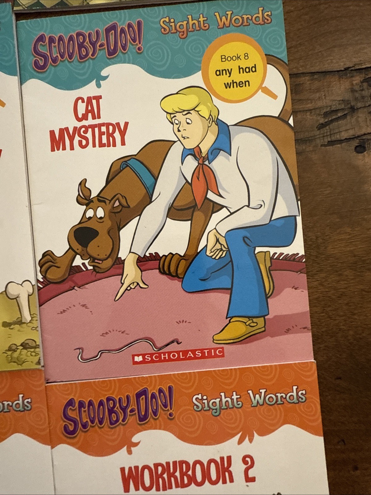 Scholastic Scooby Doo Learn To Read Sight Words Books 1-10 & 2 Workbooks Kids Ed